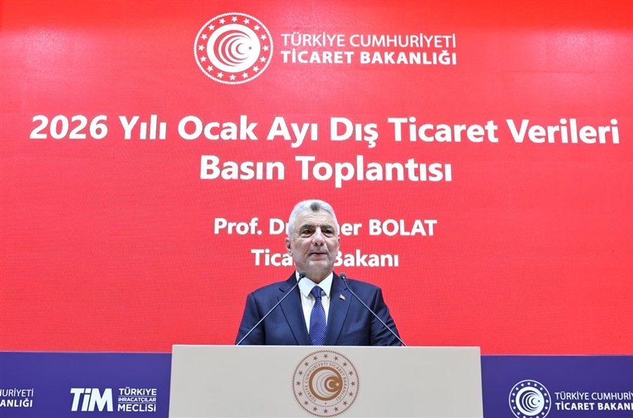 Ticaret Bakanı Ömer Bolat, Ocak Ayı Dış Ticaret Verilerini Açıkladı